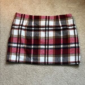 Plaid Mini Skirt